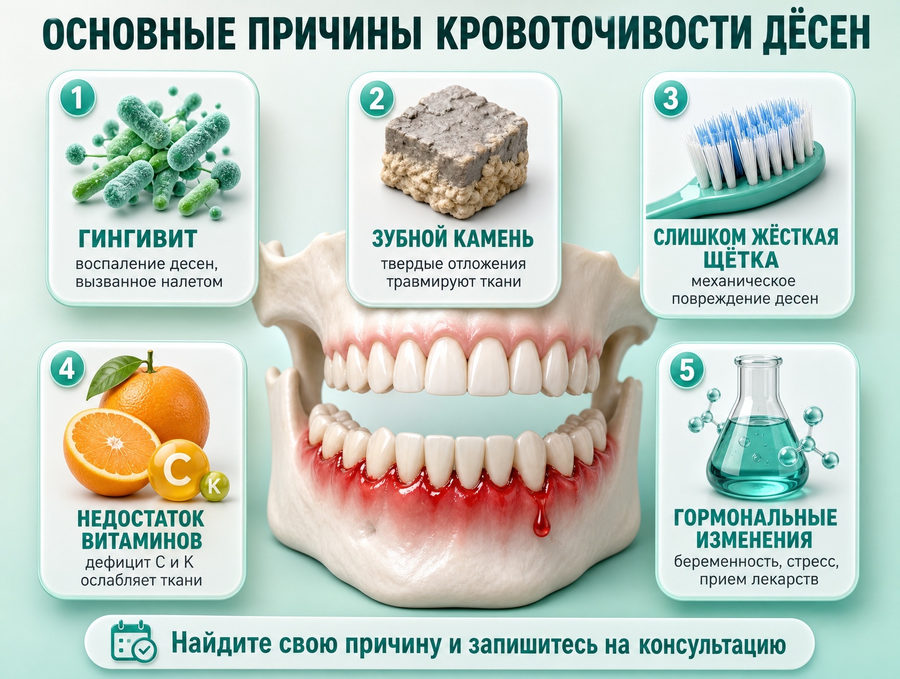 причины кровоточивости десен
