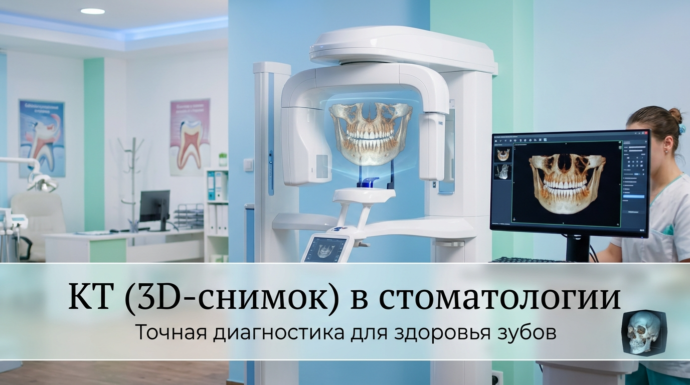 КТ (3D-снимок) в стоматологии