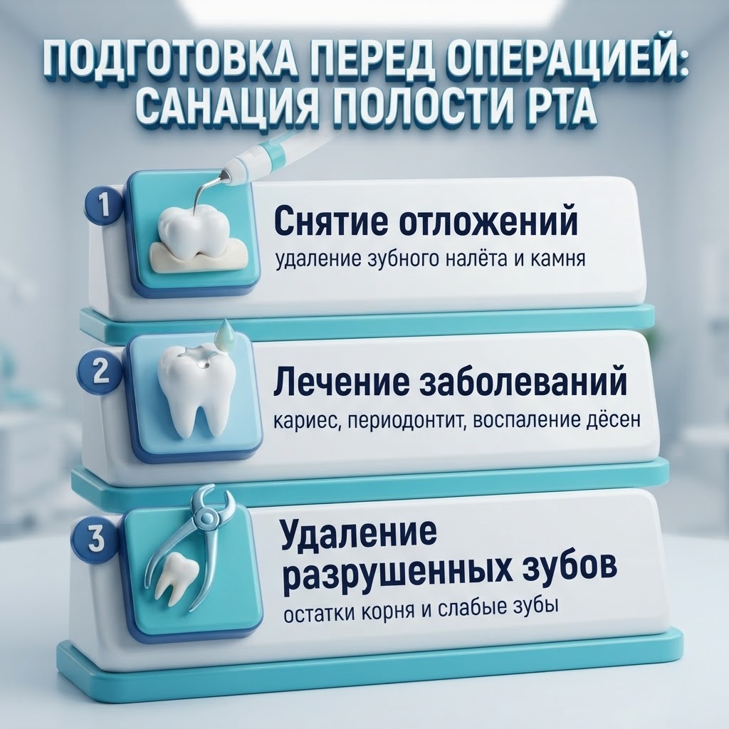подготовка к санации